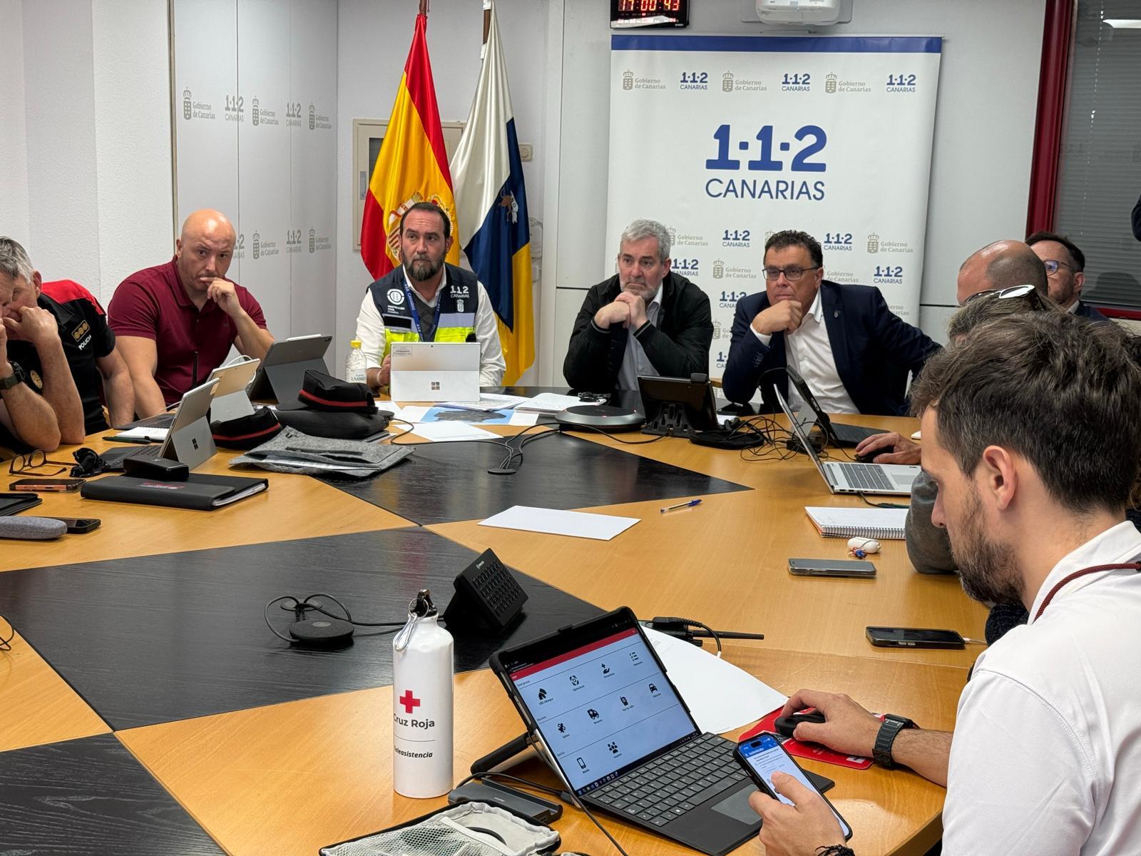 Clavijo preside una reunión