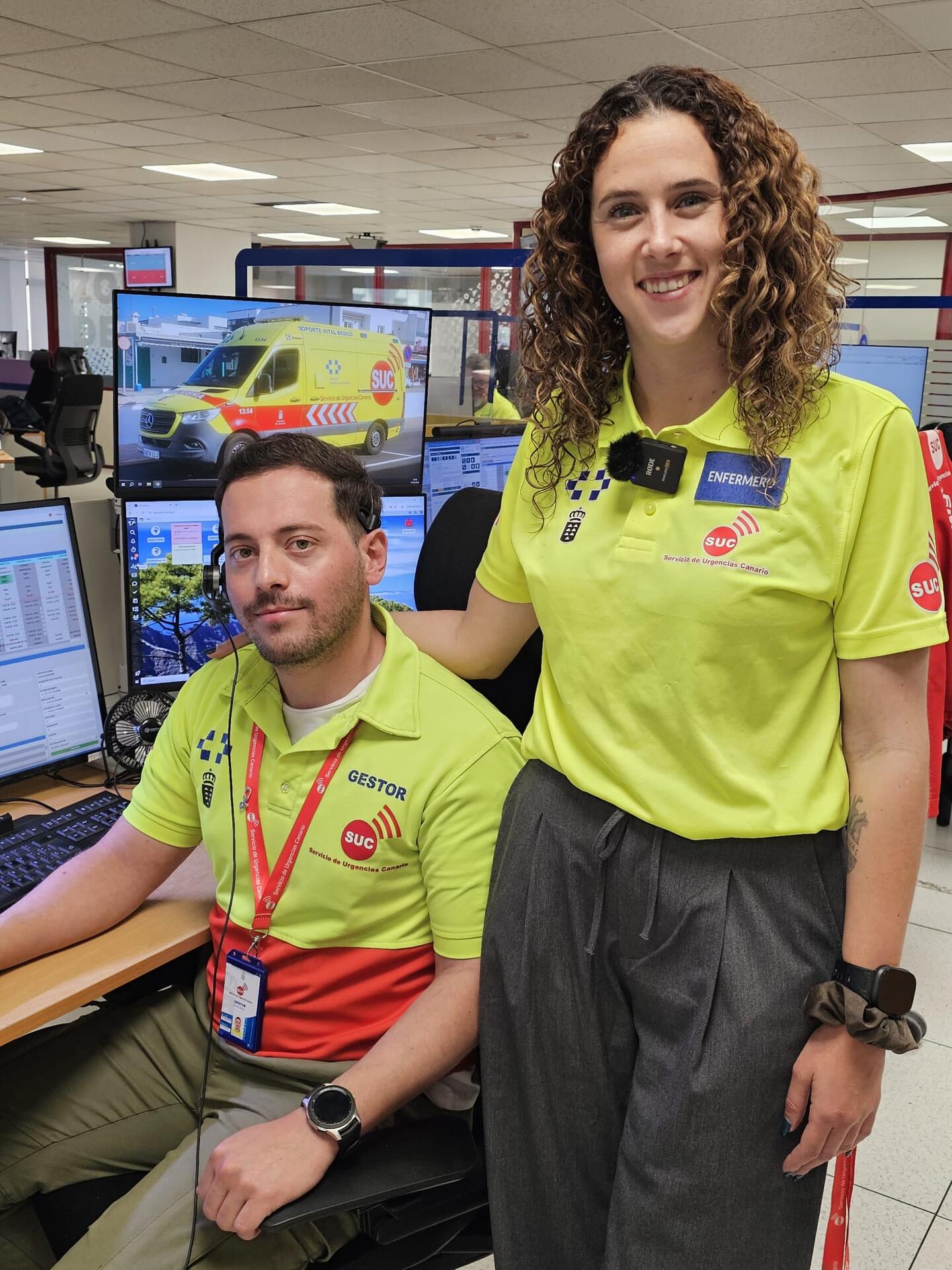 Equipo SUC en la sala de emergencias