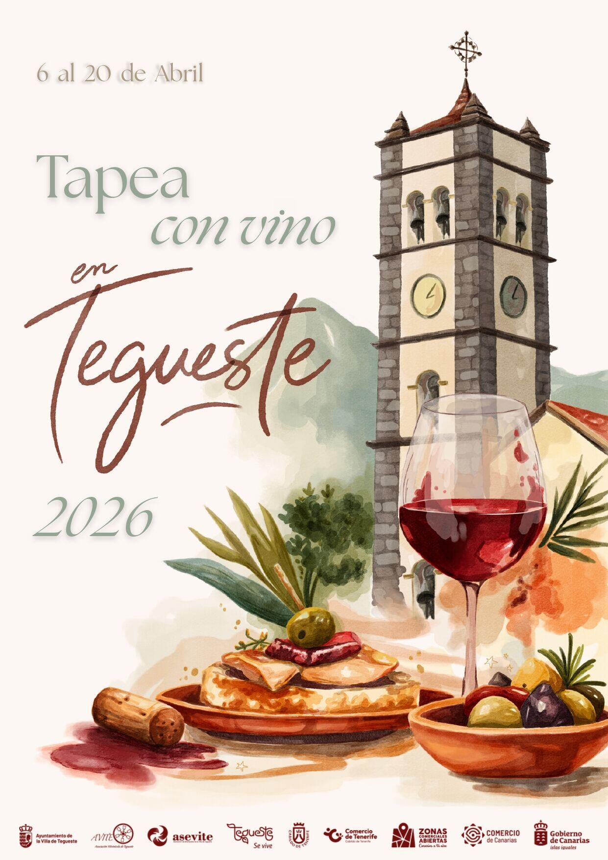 Tapea con Vino en Tegueste 2026, Cartel