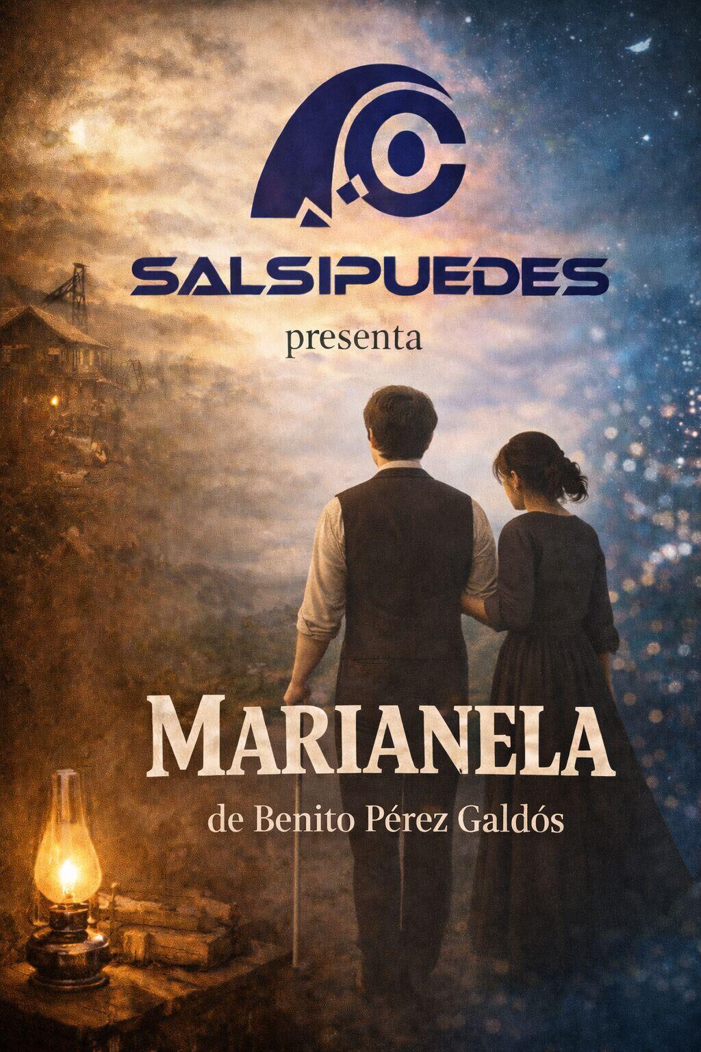 Cartel de la obra "Marianela"