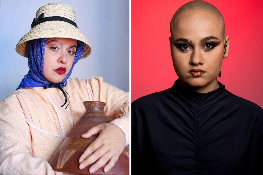 Gara Alemán y Cristina Mahelo